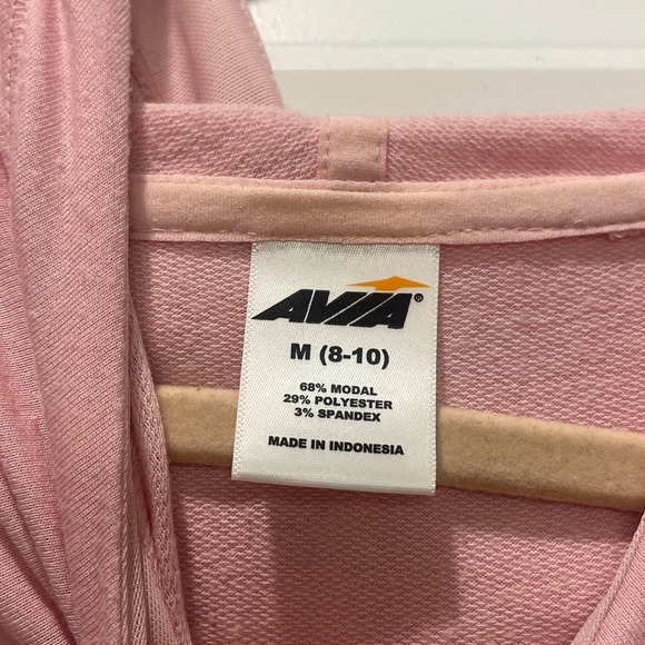 Avia | Pink Cowl Neck Hoodie With Thumb Slits - Picture 3 of 4